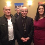 Bishop A. Elias Zaidan poses with invited guests.