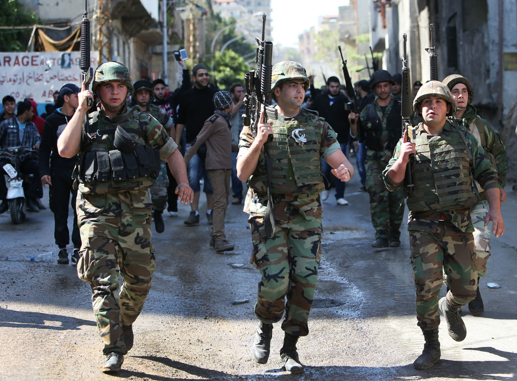 APTOPIX Mideast Lebanon Army Deployment