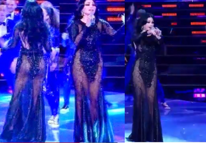 haifawehbe completed her look with a beautiful pair of the Star