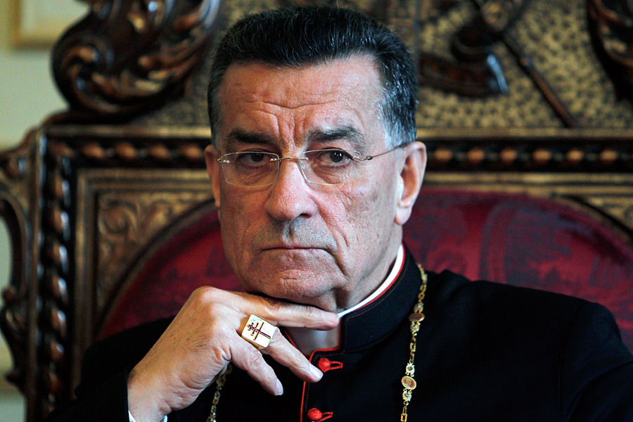 Maronite Patriarch Rai. (Photo Sharif Karim/Reuters/File)