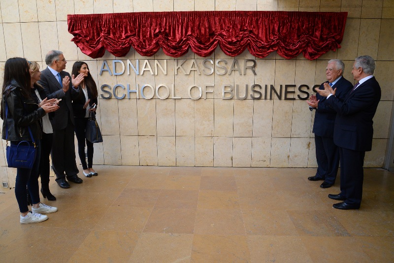 Lebanese businessman Adnan Kassar donated $10 million to the Lebaense American University to endow the Adnan Kassar School of Business. (Photo Lebanese National News Agency)