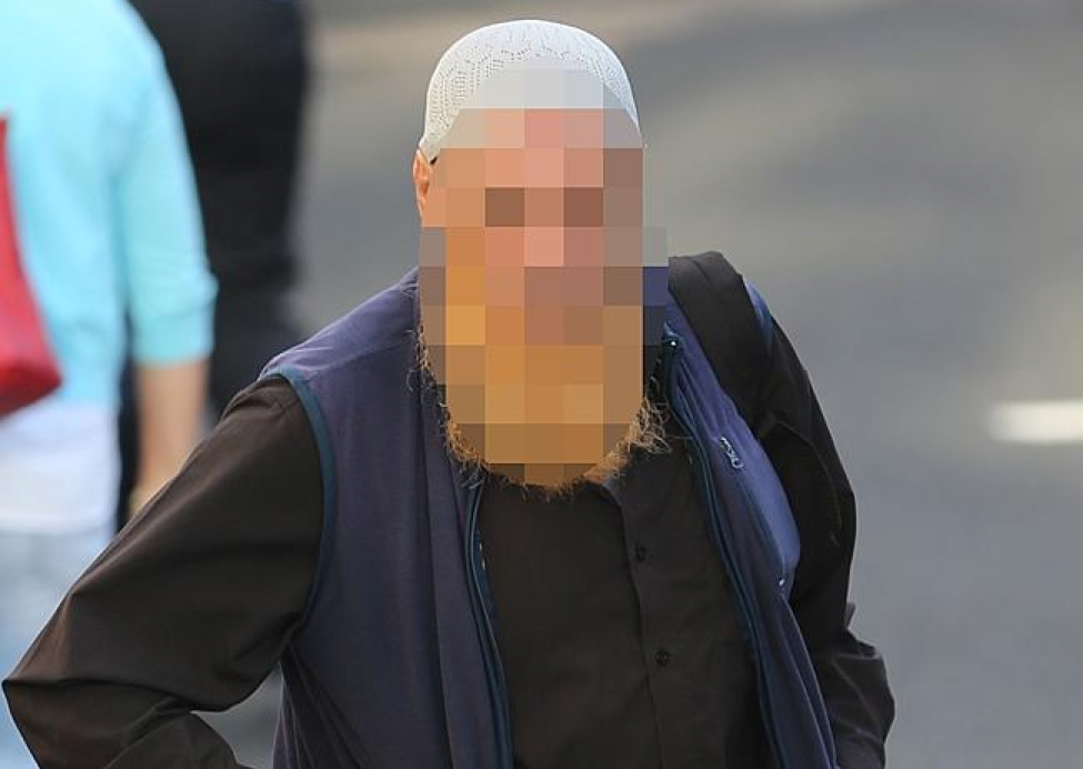 The father, pictured today, has been found guilty over his daughter’s Islamic wedding to a man twice her age. The father is not identified to protect the girl's identity. (John Grainger)