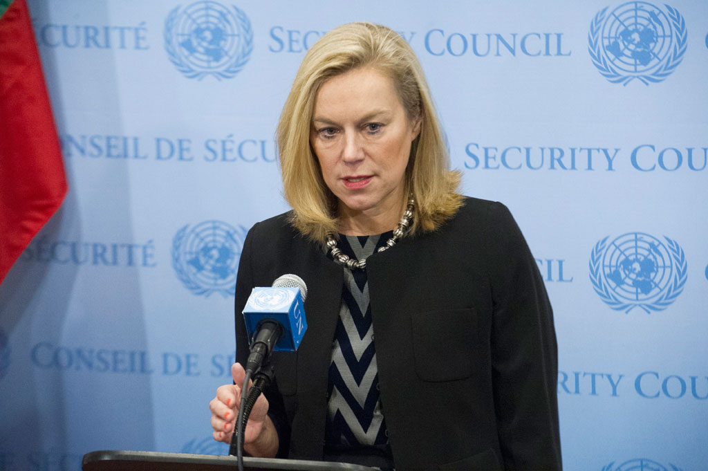 Sigrid Kaag is a Dutch diplomat working for the United Nations. Since December 2014 she serves as the United Nations Special Coordinator for Lebanon. UN Photo/Evan Schneider