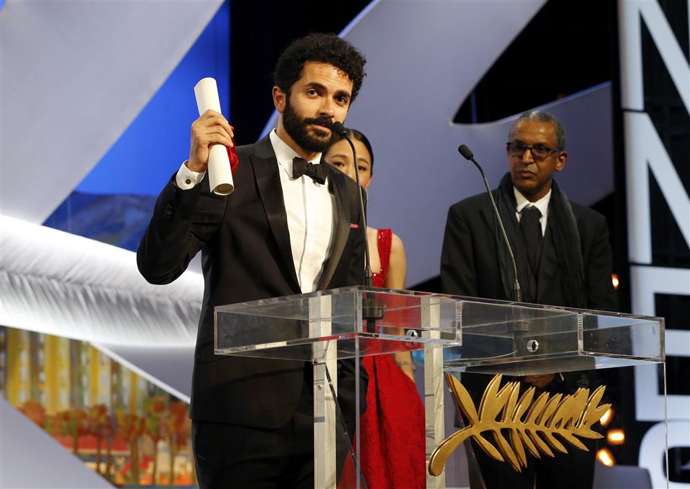 Lebanese filmmaker Ely Dagher was awarded a Palme d'Or prize in the short film category at the Cannes Film Festival for his project, "Waves '98." (Getty Images)