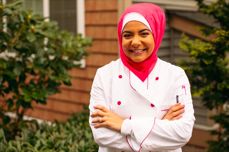 Lebanese-American chef Amanda Saab is the first Muslim to compete on Fox's "MasterChef." (Photo via Haute Hijab)