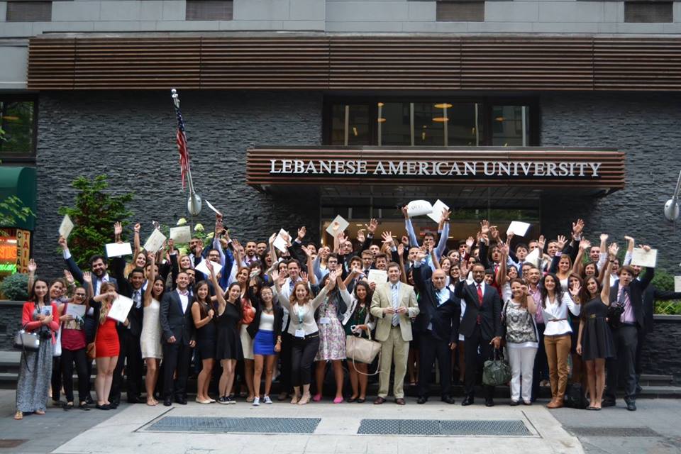 In August 2014, LAU’s Outreach and Civic Engagement unit organized a five-day conference entitled “Global Outreach and Leadership Development” (GOLD), which was held at LAU’s Headquarters and Academic Center in New York. (Photo via Hariri High School II)
