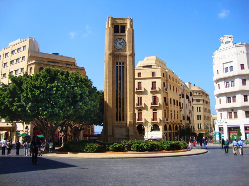 Nejmeh Square is the heart of the Beirut City Center. (File Photo)
