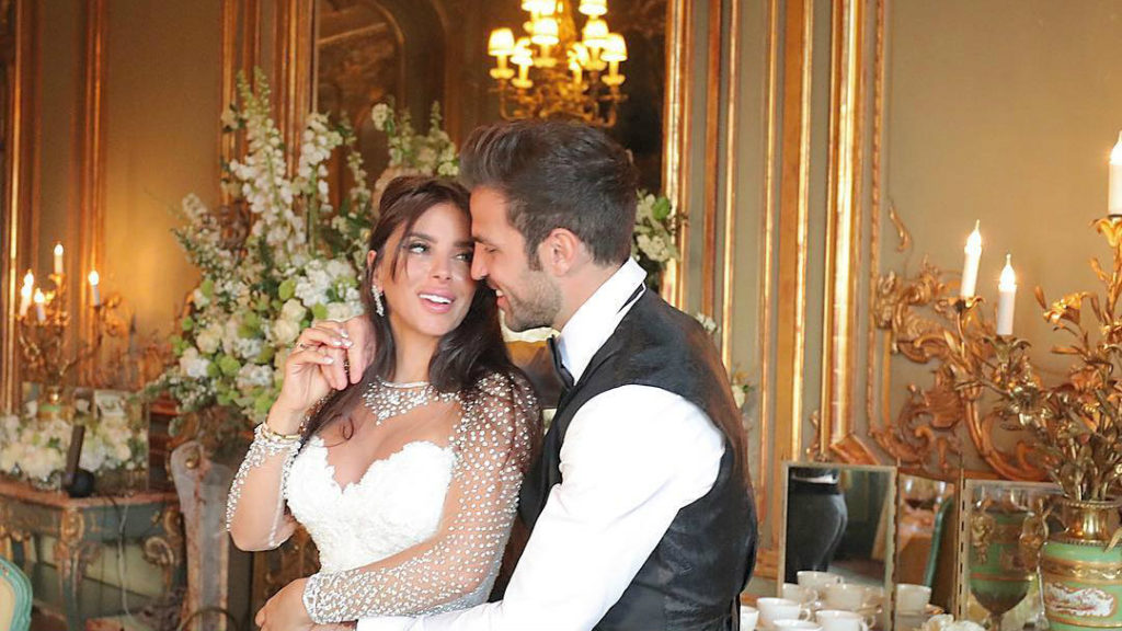 Barcelona football star Cesc Fàbregas marries Lebanese girlfriend