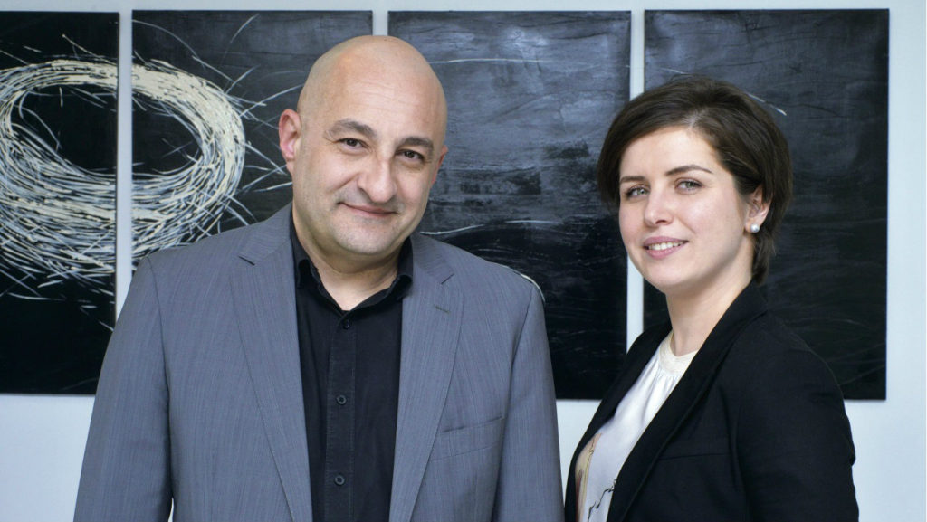 Nadia and co-founder Antoine Saab (Executive Magazine)