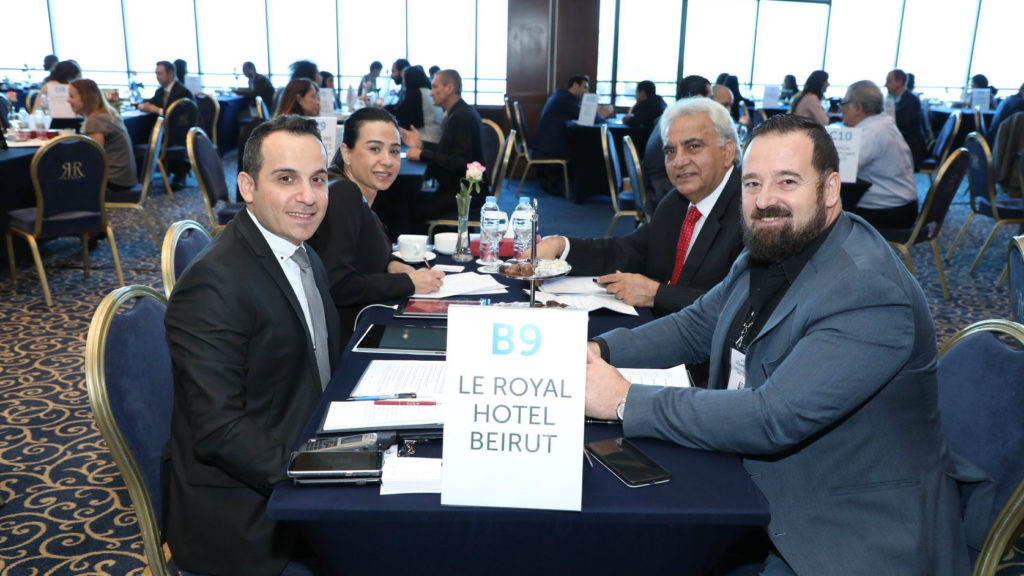 The gathering of hosted buyers was held at the Le Royal Hotel on May 10, 11 in Beirut. (Photo provided/Le Royal Hotel)