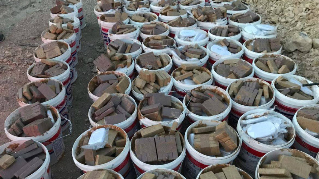 More than 15 tons of marijuana were recovered. (Photo provided/Internal Security Forces)