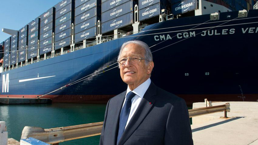 Jacques Saadé was the founder of CMA CGM Group. (CMA CGM Group)