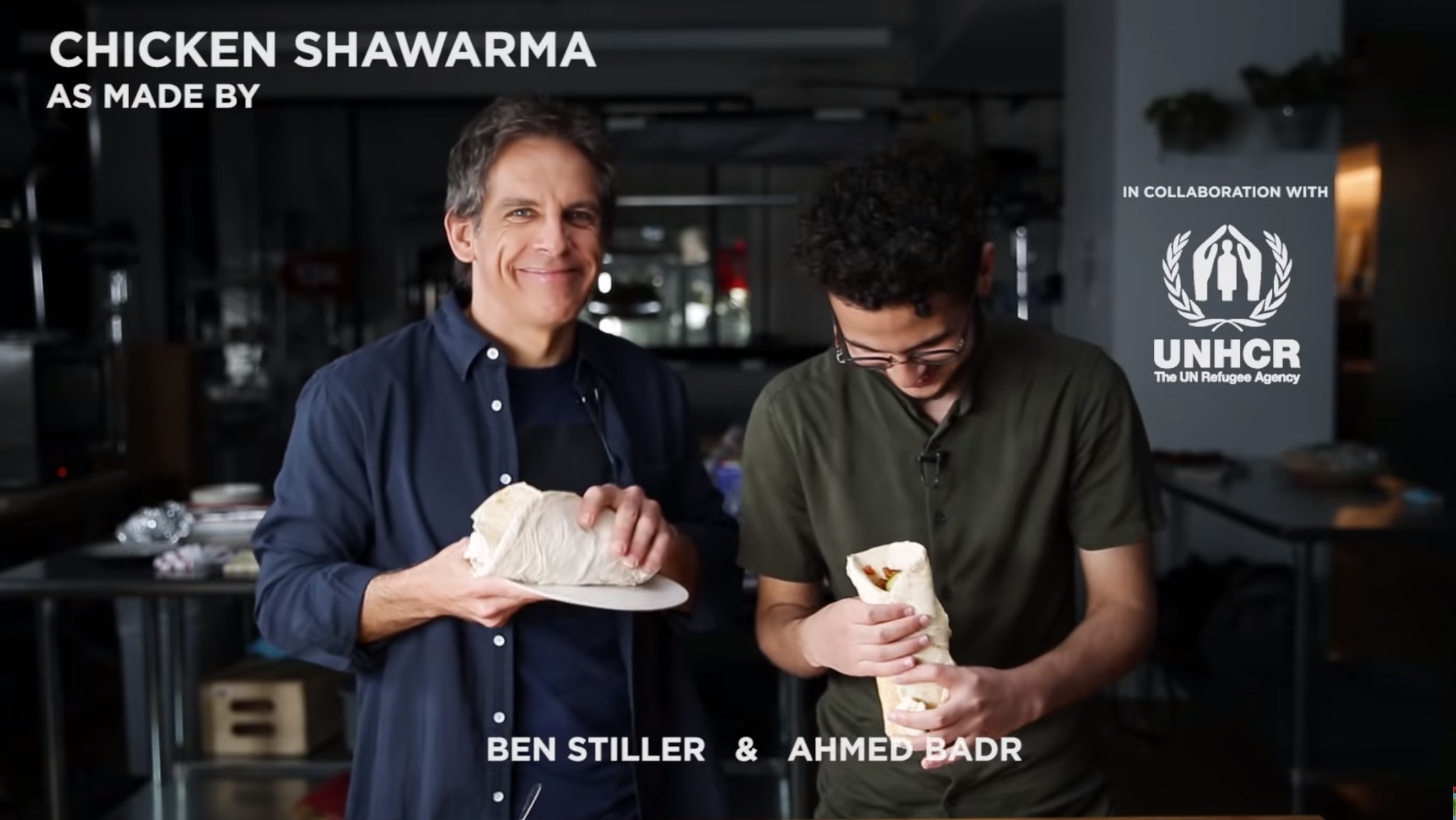 WATCH: Actor Ben Stiller makes homemade chicken shawarma