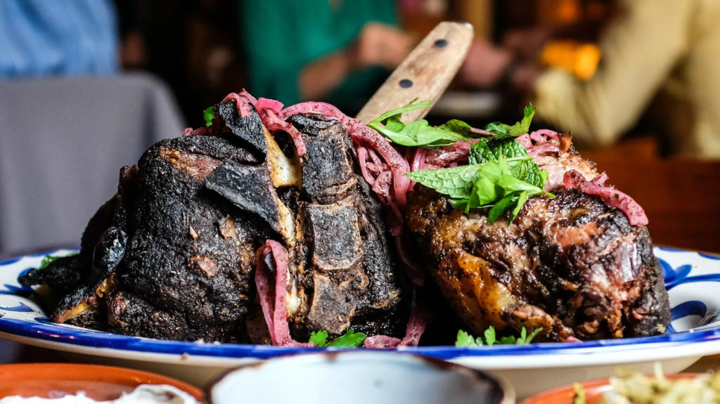 Smoked Lamb Shoulder is one of the most popular items on the menu (Eater.com)