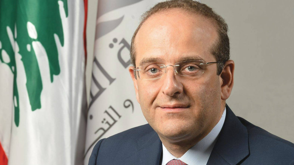 Lebanese Minister of Economy and Trade Raed Khoury. (Facebook/Raed Khoury)