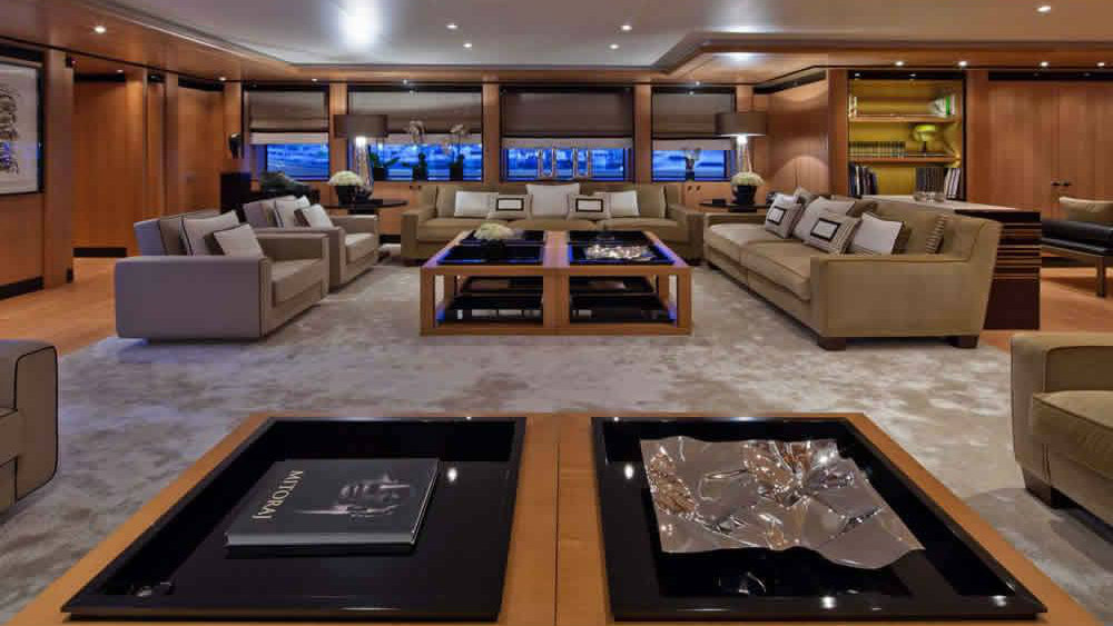 Chopi Chopi features an entire deck for the owner. (CRN Yachts)