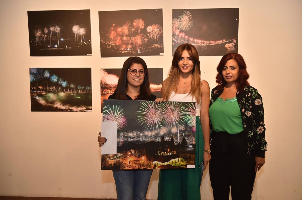Carine Assaf won fourth place in the Jounieh fireworks photo contest. (Jounieh International Fireworks)