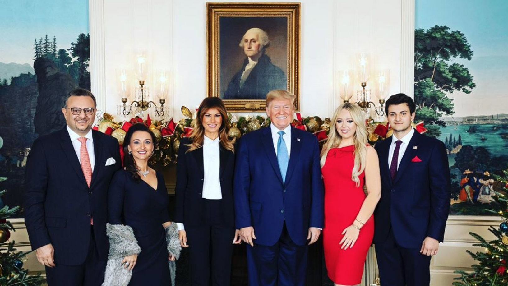 Tiffany Trump, Lebanese boyfriend celebrate Christmas in White House